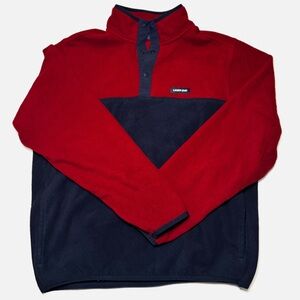 Lands' End Snap-T Fleece Pullover Men's- Size L (42-44) Athleisure Activewear